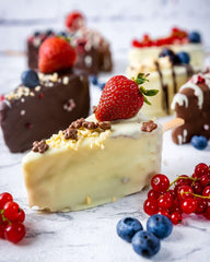 RUF Cake Glaze Bourbon Vanille, 100g en sachet, passe au micro-ondes, pour glacer et décorer biscuits, muffins et gâteaux, sans gluten (pack de 4) Pâte à sucre Naty Shop