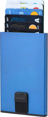 Samsonite Alu Fit SLG - Porte-cartes, 10,2 cm, bleu (True Blue) Portefeuille homme Naty Shop