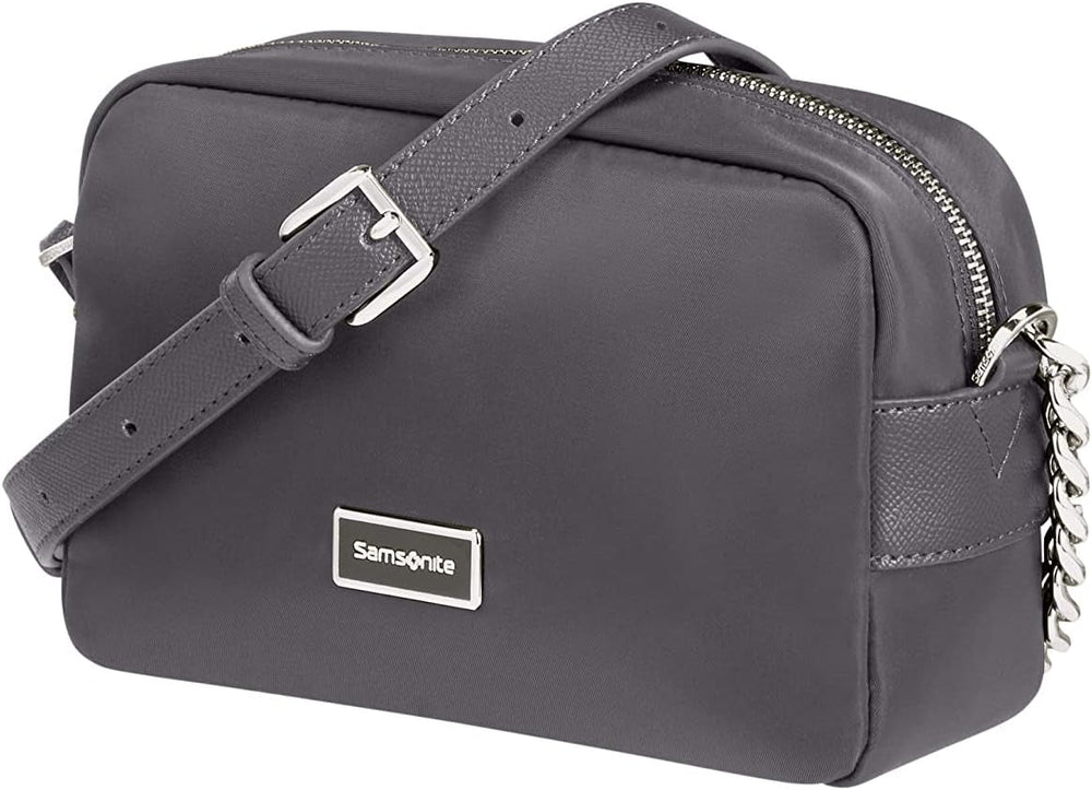 Samsonite Women's Karissa 2.0 - Sac bandoulière Messenger Bag (1 Pack) Sacs Femme Naty Shop Gris (Eco Dark Grey) Xs (21 Cm)