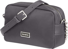 Samsonite Women's Karissa 2.0 - Sac bandoulière Messenger Bag (1 Pack) Sacs Femme Naty Shop Gris (Eco Dark Grey) Xs (21 Cm)
