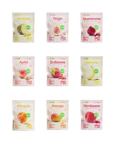 Coffret de dégustation de fruits lyophilisés BUAH® | Snack parfait composé de chips de fruits croustillantes | Bonbons alternatifs sans sucre ajouté, toppings pour porridge | Produits déshydratés végétaliens sans gluten Naty Shop 9 Pack (Nouveau)