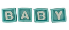 Set decoratiuni comestibile din zahar, Baby Decoratiuni din Pasta de Zahar Nati Shop