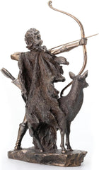 Statue en bronze de la déesse de la chasse et du sauvage Naty Shop statuettes et sculptures