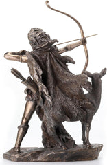 Statue en bronze de la déesse de la chasse et du sauvage Naty Shop statuettes et sculptures