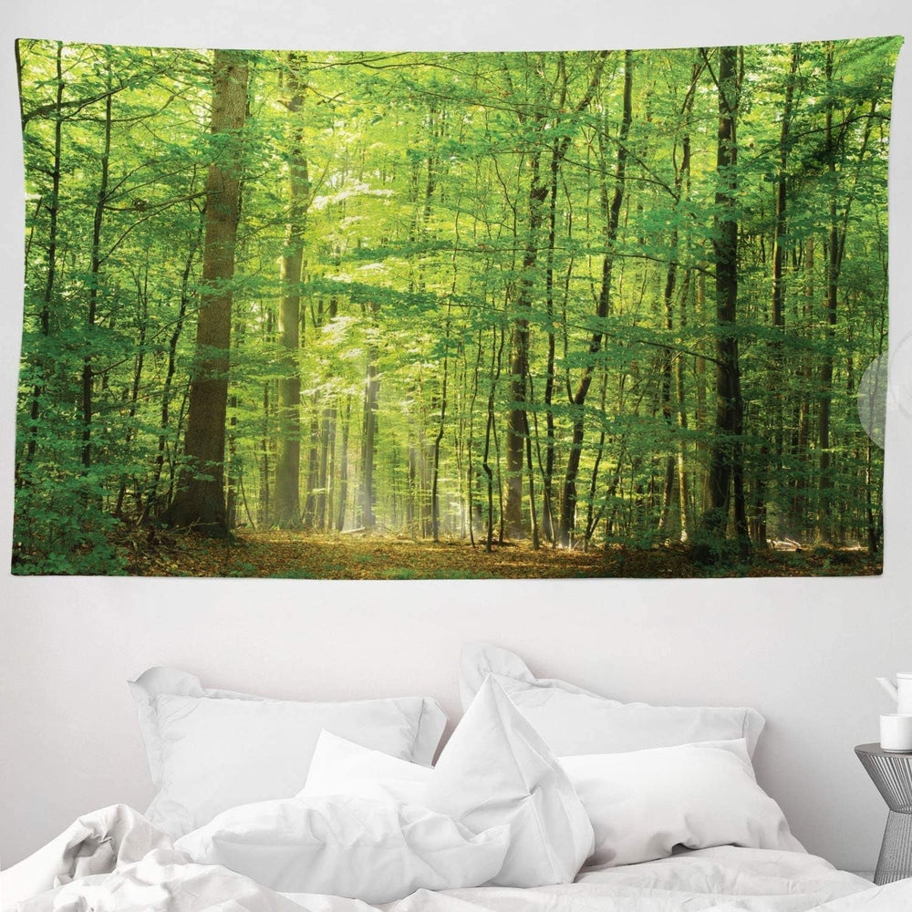 Abakuhaus tapisserie forêt couvre-lit feuilles Accueil - Accessoires et Décorations Naty Shop Default Title