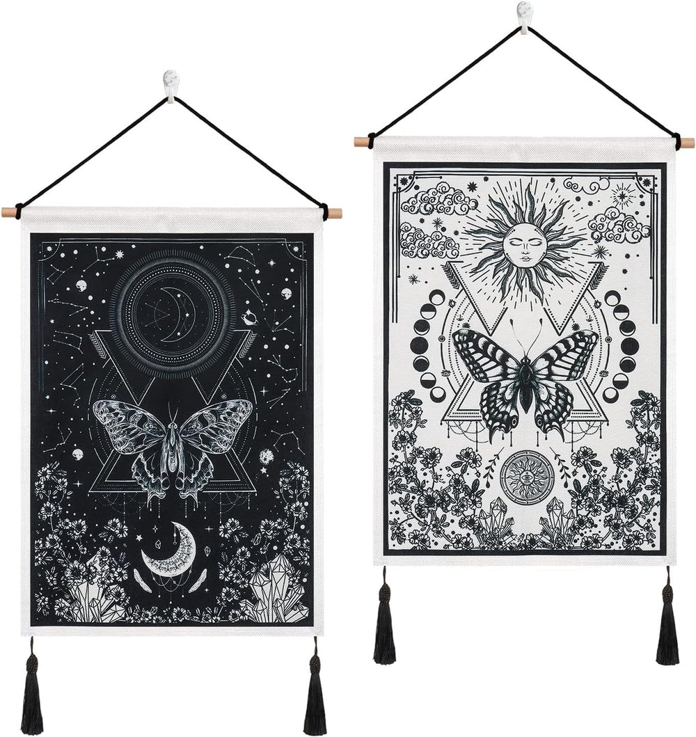 Tapisserie betylfoy pièces petites tapisseries paillettes soleil lune Accueil - Accessoires et Décorations Naty Shop Eclipse Lunaire