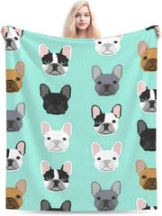 Tapisserie bouledogue français avec motif imprimé devant la Maison - Accessoires et Décorations Naty Shop