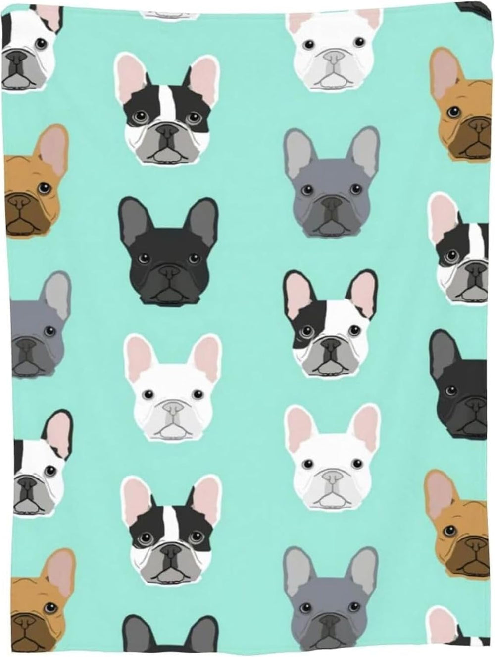 Tapisserie bouledogue français motif imprimé recto Accueil - Accessoires et Décorations Naty Shop Default Title