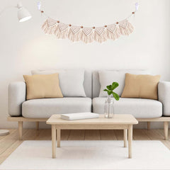 Tapisserie décoration fait main franges tissées guirlande led Maison - Accessoires et Décorations Naty Shop