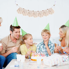 Tapisserie décoration fait main franges tissées guirlande led Maison - Accessoires et Décorations Naty Shop