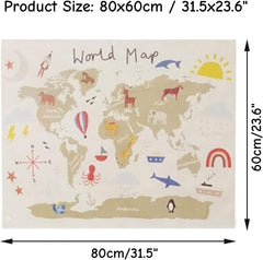 Haokaini tapisserie carte du monde lit bébé photo Accueil - Accessoires et Décoration Naty Shop