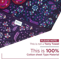 Serviette de plage tapisserie Inde ronde mandala hippie violet Accueil - Accessoires et Décoration Naty Shop