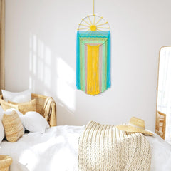 Tapisserie lomohoo dreamcatcher tapisserie motif soleil chambre arc-en-ciel Maison - Accessoires et Décorations Naty Shop