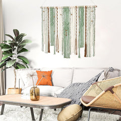 Tapiserie lomohoo mare deco verde estetic tesute Casa - Accesorii si Decoratiuni Naty Shop