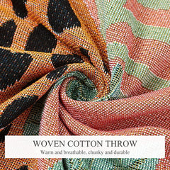 Tapisserie lumisyne double face en coton tissé plaid Casa - Accessoires et Décorations Naty Shop