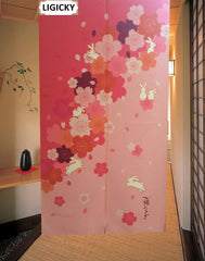 Tapisserie rideau japonais noren longue porte tapisseri Casa - Accessoires et Décorations Naty Shop