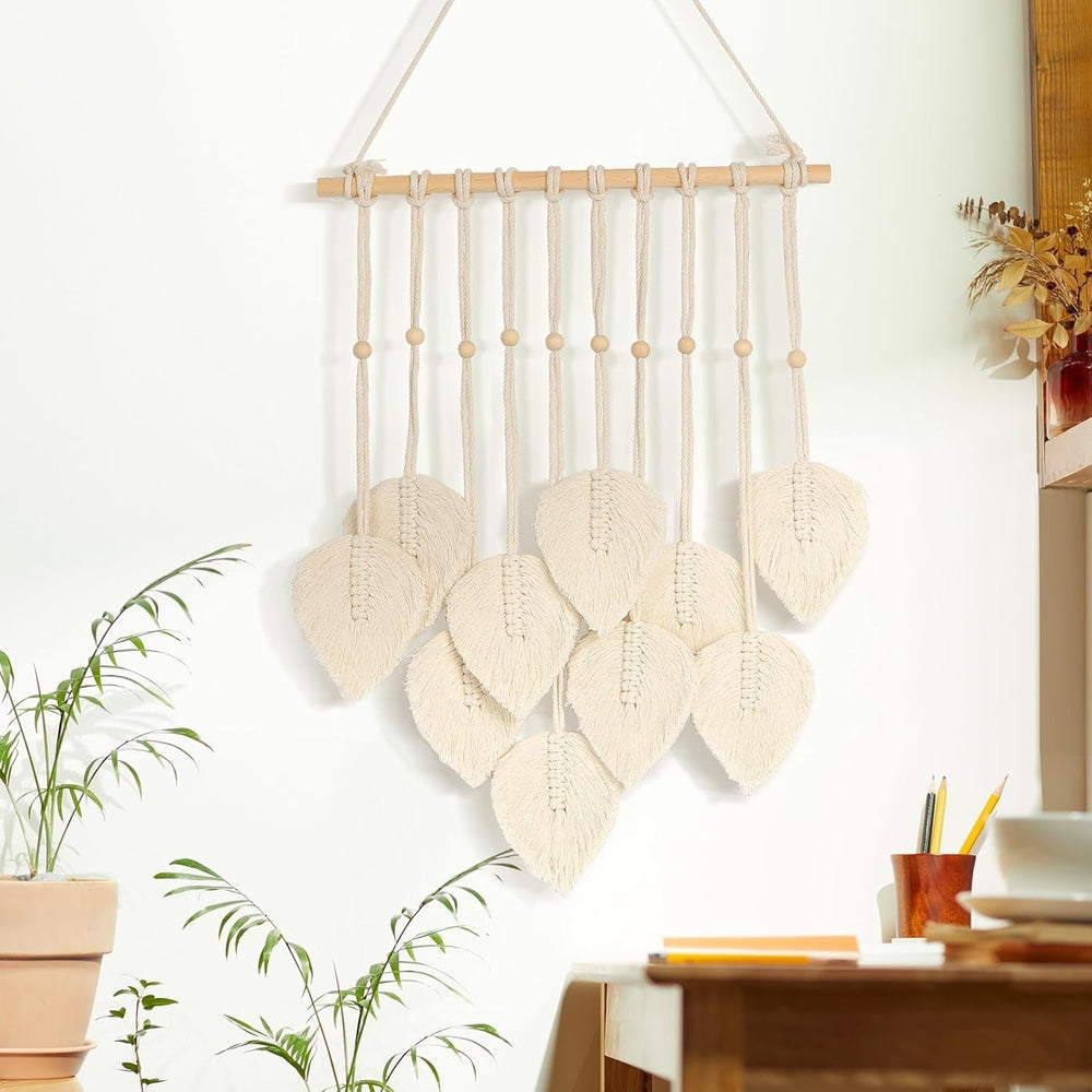 Tapisserie quatre guirlande plate manuelle feuilles tissées Accueil - Accessoires et Décorations Naty Shop Default Title