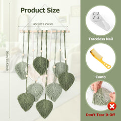 Décoration de fenêtre style tapisserie 40cm vert Accueil - Accessoires et Décorations Naty Shop