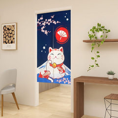 Tapisserie de style japonais rideaux longs noren en lin épais Maison - Accessoires et Décoration Naty Shop