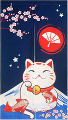 Tapisserie de style japonais en lin épais rideaux longs noren Accueil - Accessoires et Décorations Naty Shop Default Title