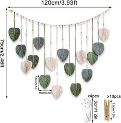 Tapisserie tapisserie tissée verte clous en bois Accueil - Accessoires et Décorations Naty Shop