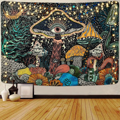 Tapisserie yrendenge yeux de champignon tissu mural créatures marines Accueil - Accessoires et Décorations Naty Shop Default Title