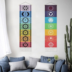 Tapisserie yugarlibi ensemble à suspendre chakra méditation yoga trippy Maison - Accessoires et Décorations Naty Shop