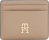 Porte-cartes pour femme Tommy Hilfiger Femme avec logo, Beige (Coastal Taupe), Taille unique Portefeuille homme Naty Shop Titre par défaut
