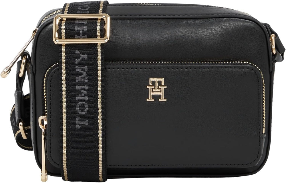 Tommy Hilfiger Th Joy Camera Bag Aw0aw16812 Crossover Bagages et équipement de voyage Naty Shop Noir (Noir)