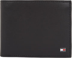 Tommy Hilfiger Eton Trifold Wallet With Coin Pocket Men's Wallet Naty Shop Noir
