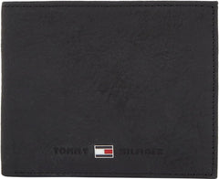 Tommy Hilfiger Portefeuille Homme Johnson Mini Small Wallet Men Naty Shop Noir