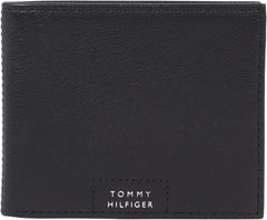 Tommy Hilfiger Portefeuille Homme Cuir Mini Portefeuille Petit Naty Shop Portefeuille Homme Noir (Noir) Os