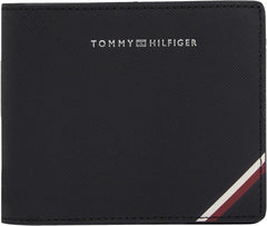 Tommy Hilfiger TH CENTRAL CC AND COIN portefeuille pour homme, noir (Noir), OS Portefeuille homme Naty Shop Noir (noir)