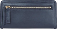 Tommy Hilfiger TH MONOTYPE LARGE SLIM WALLET Portofel pentru femei, Blue (Space Blue), OS Portofel Femei Naty Shop