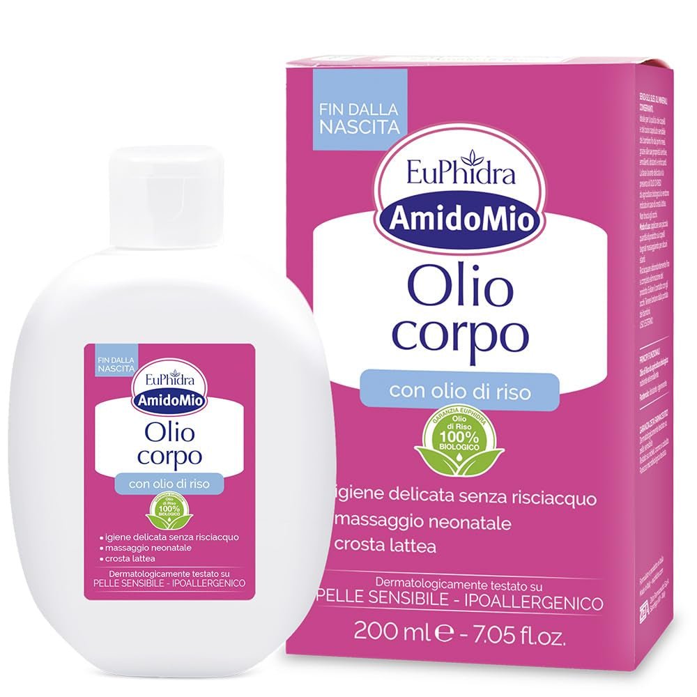 Huile corporelle Starch Mio, enlève les croûtes de lait du nouveau-né, 200 ml Enfants - Bain et soin Naty Shop Default title