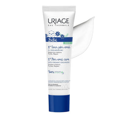 Uriage Bébé Soin Péri-Oral au précieux blanc bio & cuivre-zinc 30 ml - Apaise immédiatement les irritations - Répare et nettoie la peau - Pénètre rapidement - Sans parfum - 94% d'ingrédients d'origine naturelle Enfants - Bains et soins Naty Shop Titre par défaut