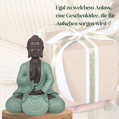 Zen Arôme SBM5 Statue Zen Bodhi, vert/marron, hauteur 20 cm Statuettes et sculptures Naty Shop