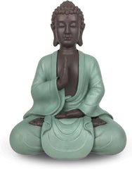 Zen Arôme SBM5 Statue Zen Bodhi, vert/marron, hauteur 20 cm Statuettes et sculptures Naty Shop Titre par défaut