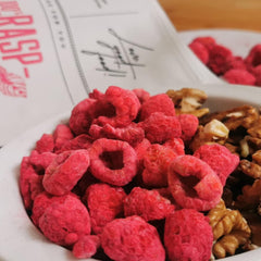 Framboise lyophilisée | fruits lyophilisés | fruits lyophilisés | fruits lyophilisés | framboise lyophilisée | framboise lyophilisée | ZingyZoo (90g) Naty Shop produits déshydratés