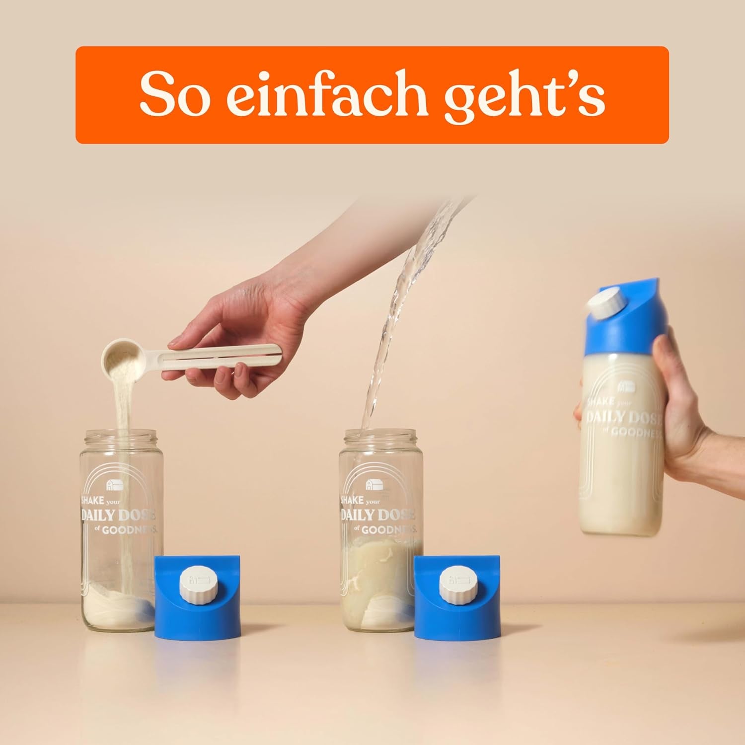 Blue Farm Barista Oat Base für bis zu zu 8L zum selbermischen – Bio Haferdrink Barista Edition – Milchalternative sans Zusatzstoffe und Zuckerzusatz – Vegan et Glutenfrei – 90% weniger Verpackungmüll