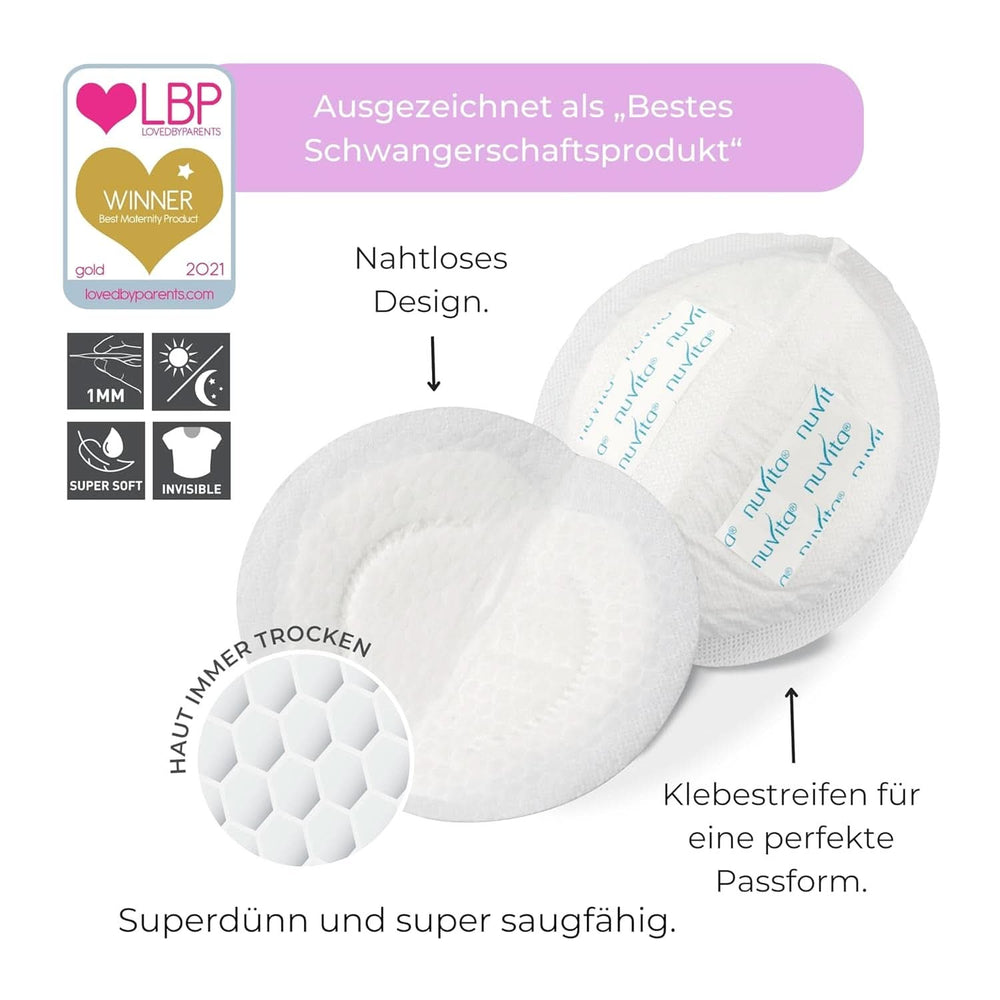 Nuvita 1202 - Absorbants pour l'allaitement de jour et de nuit Accessoires Alimentation et Allaitement Bebe Naty Shop