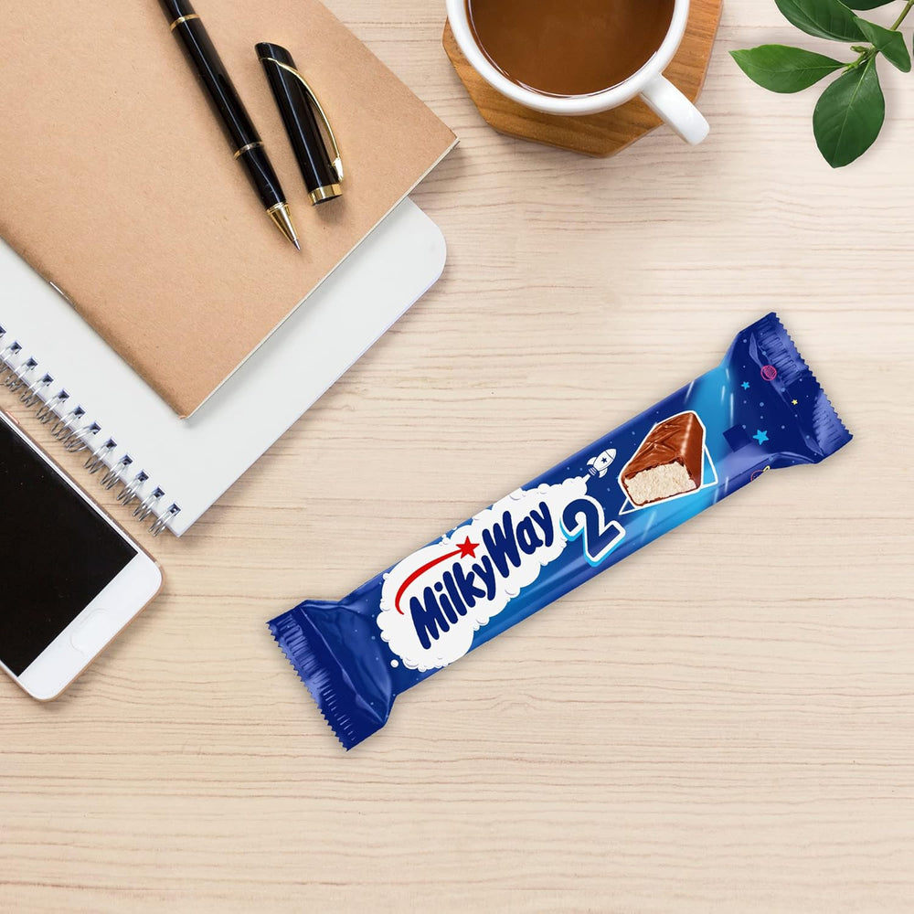 Barres de chocolat | Crème de lait | 28 barres doubles dans une boîte (28 x 43g)