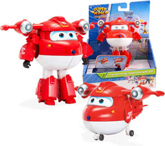 Auldey EU740283 figurine transformateur Super Wings JETT Supercharge 12 cm, figurines colorées Naty Shop Jett S4