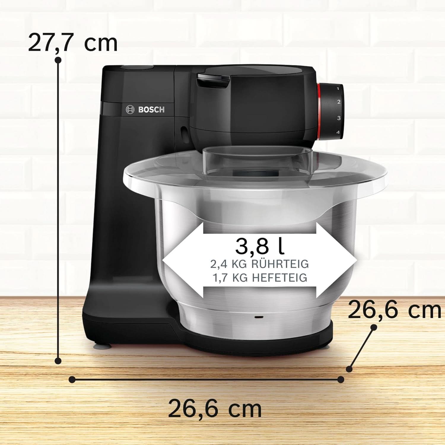 Robot culinaire Bosch Série 2 MUMS2EB01, bol inox 3,8 L, 700 W Mère et Enfant Naty Shop