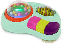 B. toys - Jouet chaise haute enfant - Jouet ventouse avec musique, lumières, sons - Jouet sensoriel - Jouet enfant avec activité motrice - à partir de 6 mois - Whirly Pop Bebe Naty Shop Jouet éducatif avec ventouses