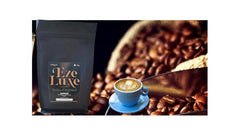 Café Espresso Noire Elégance 1kg - 50% Arabica et 50% Robusta/Brésil et Inde - torréfaction moyenne, fort et crémeux, chocolat noir - intensité 8 - machine à expresso offerte