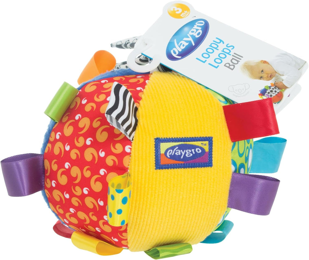 Playgro Loopy Loops balle à câliner - Balle à câliner bébé - Jouets bébé - Jouets bébé - Jouets - Jouets - Jouets bébé colorés Naty Shop