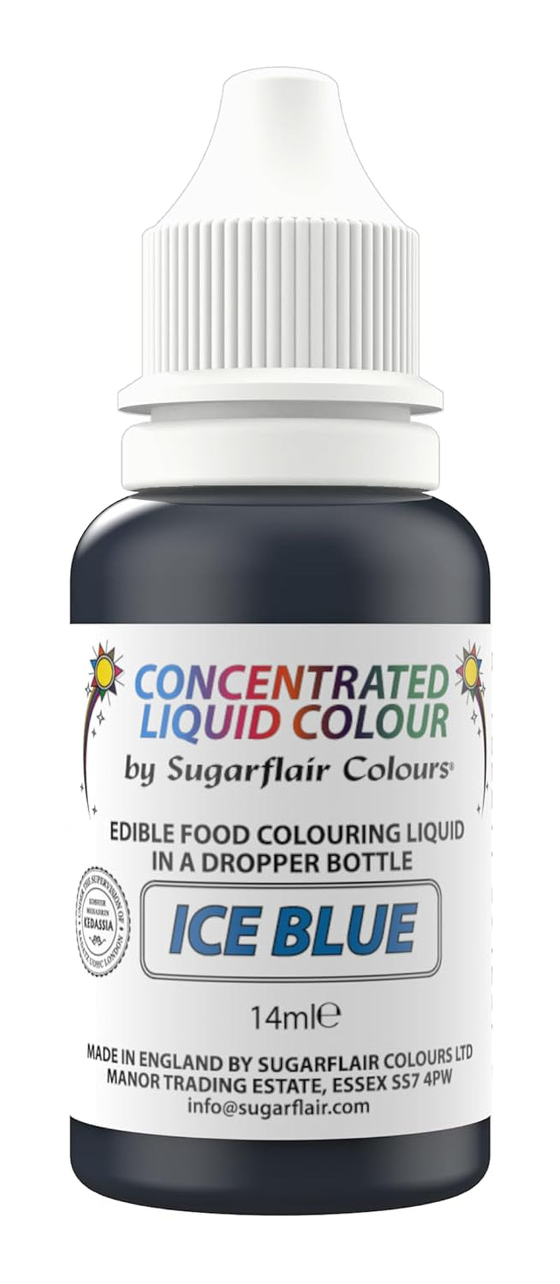 Sugarflair Gouttes de colorant alimentaire liquide comestible Vert printemps – Colorant alimentaire crème au beurre en pâte à sucre – Aérographe – 14 ml