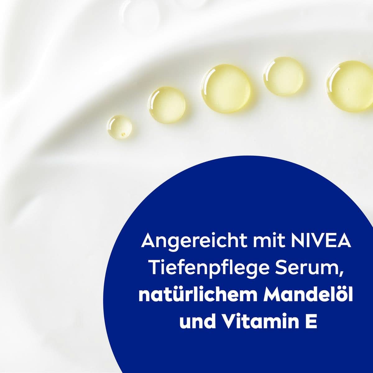 NIVEA Rich Body Milk, crème corporelle nourrissante intensive à l'huile d'amande, 400 ml Douche et bain Naty Shop