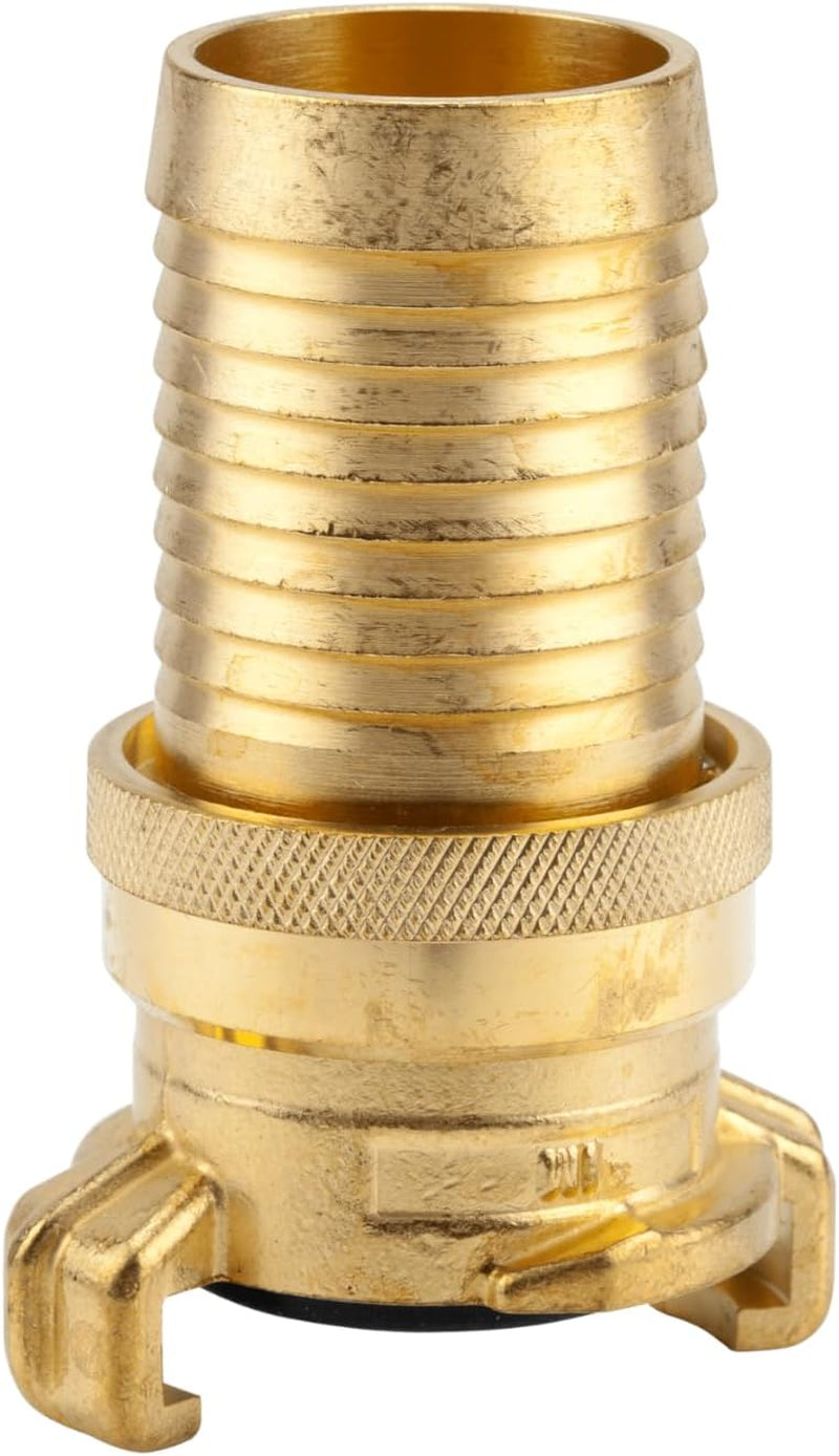 Raccord fileté en laiton Gardena : Connecteur en laiton pour raccordement des deux côtés, par ex. aux pompes, filetage de tuyau 26,5 mm (G 3/4 pouce) (7260-20)